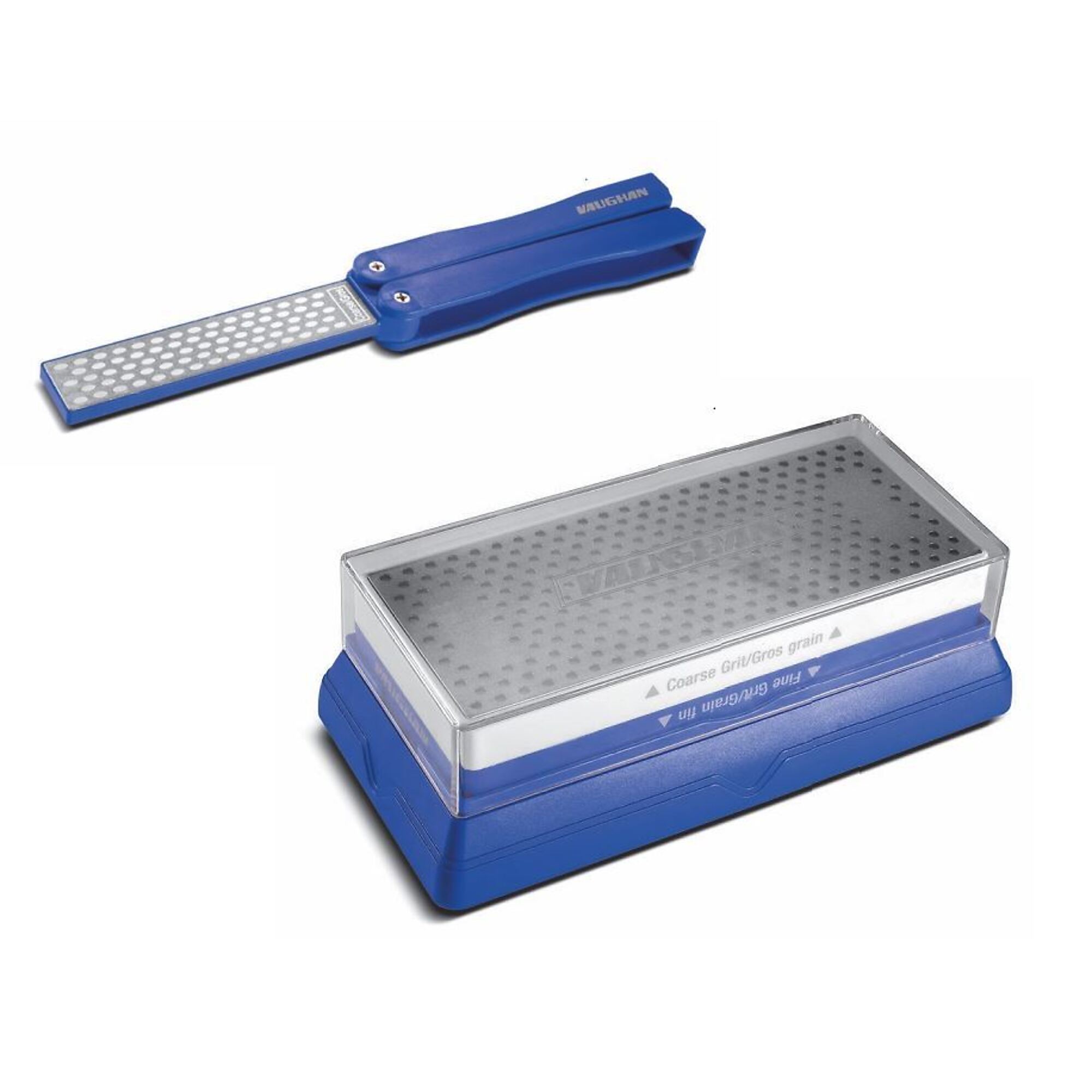 Vaughan Diamond Stone Sharpening Set - 2-Piece, Coarse and Fine Grit, Model# 240021